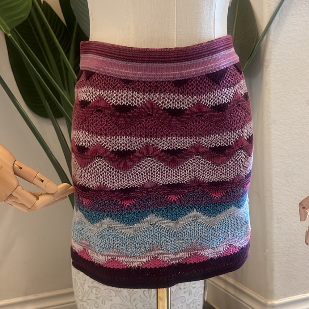 Boho Knit Mini Skirt